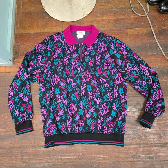 Vintage 80's The American Collection by Cricket Lane knit skirt set M/S - Picture 4 of 10